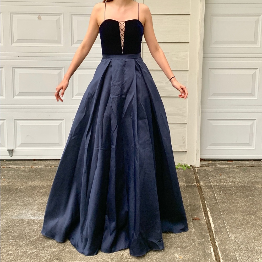 Navy Blue Prom dress